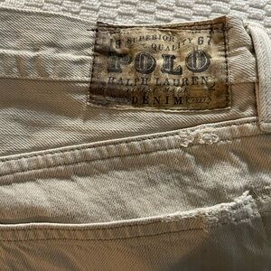 Polo Ralph Lauren Beige Denim Jeans